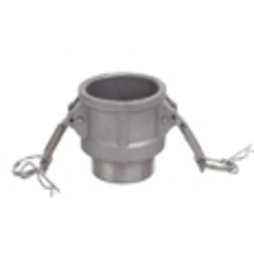 Cam & Groove ERITITE coupling type B in aluminium, with male thread, NBR seal BSPT